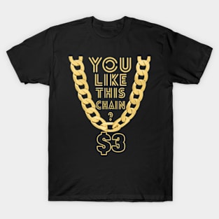 BTS Suga 3 Dollars Chain T-Shirt